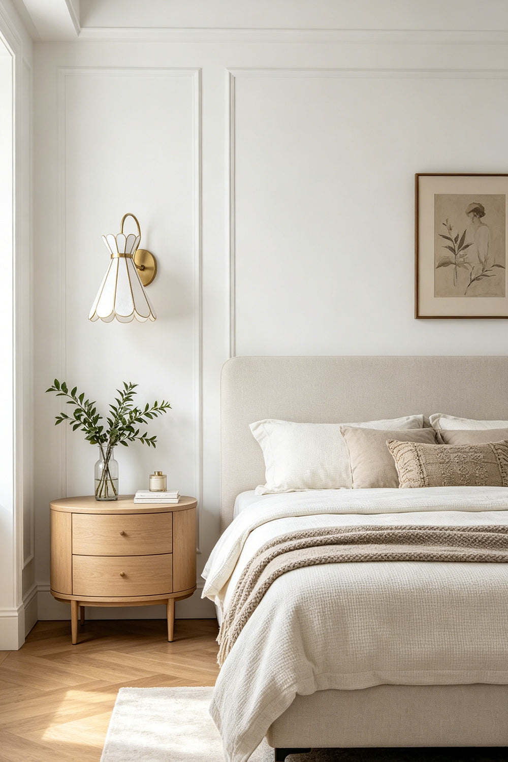 Magnolia Shell Wall Light