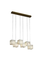 Alabaster Box Chandelier