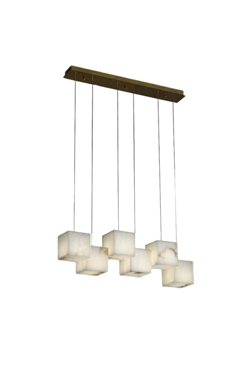 Alabaster Box Chandelier