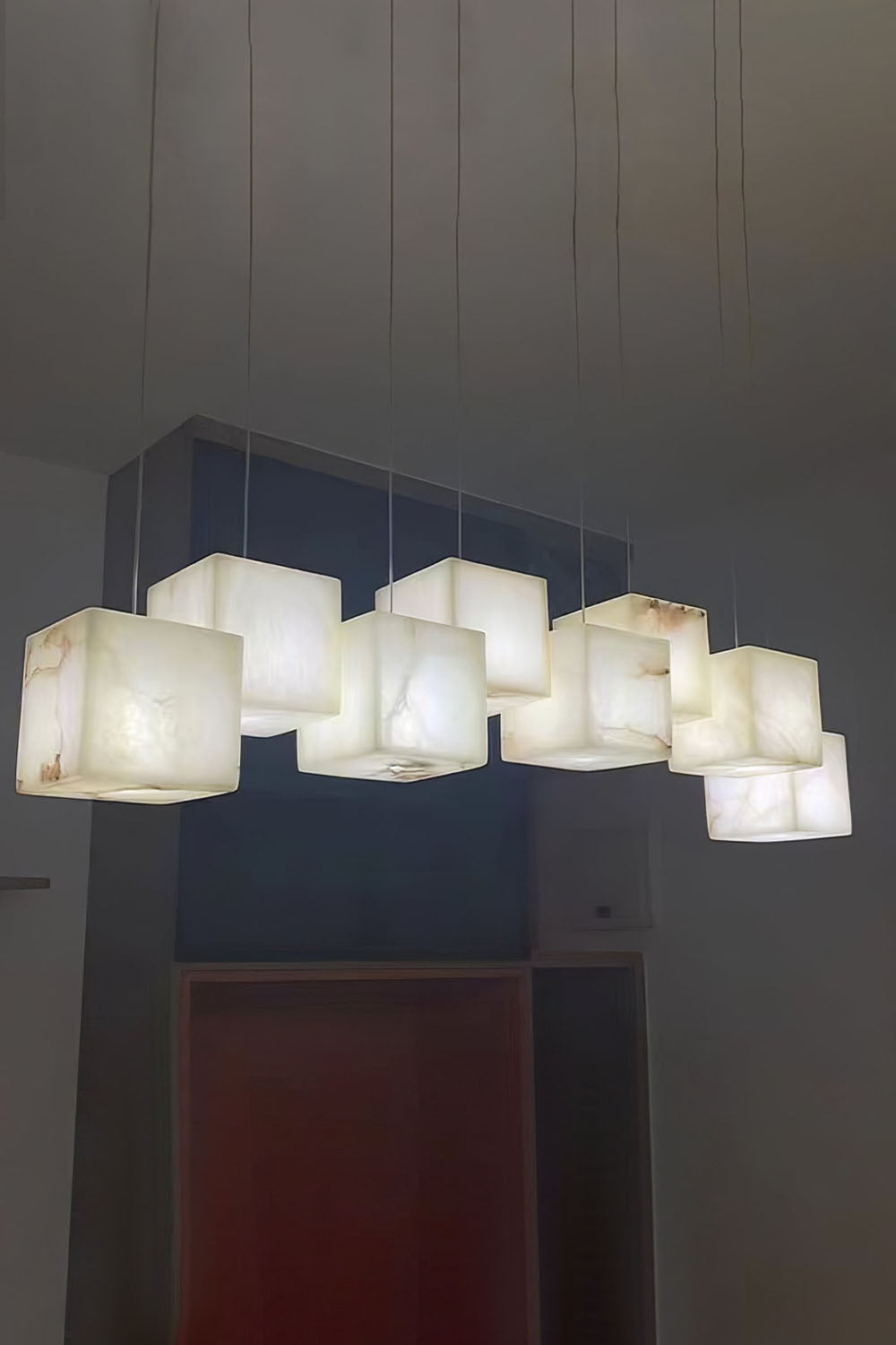 Alabaster Box Chandelier
