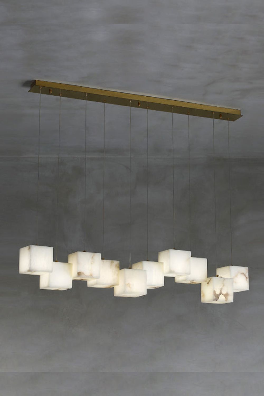 Alabaster Box Chandelier