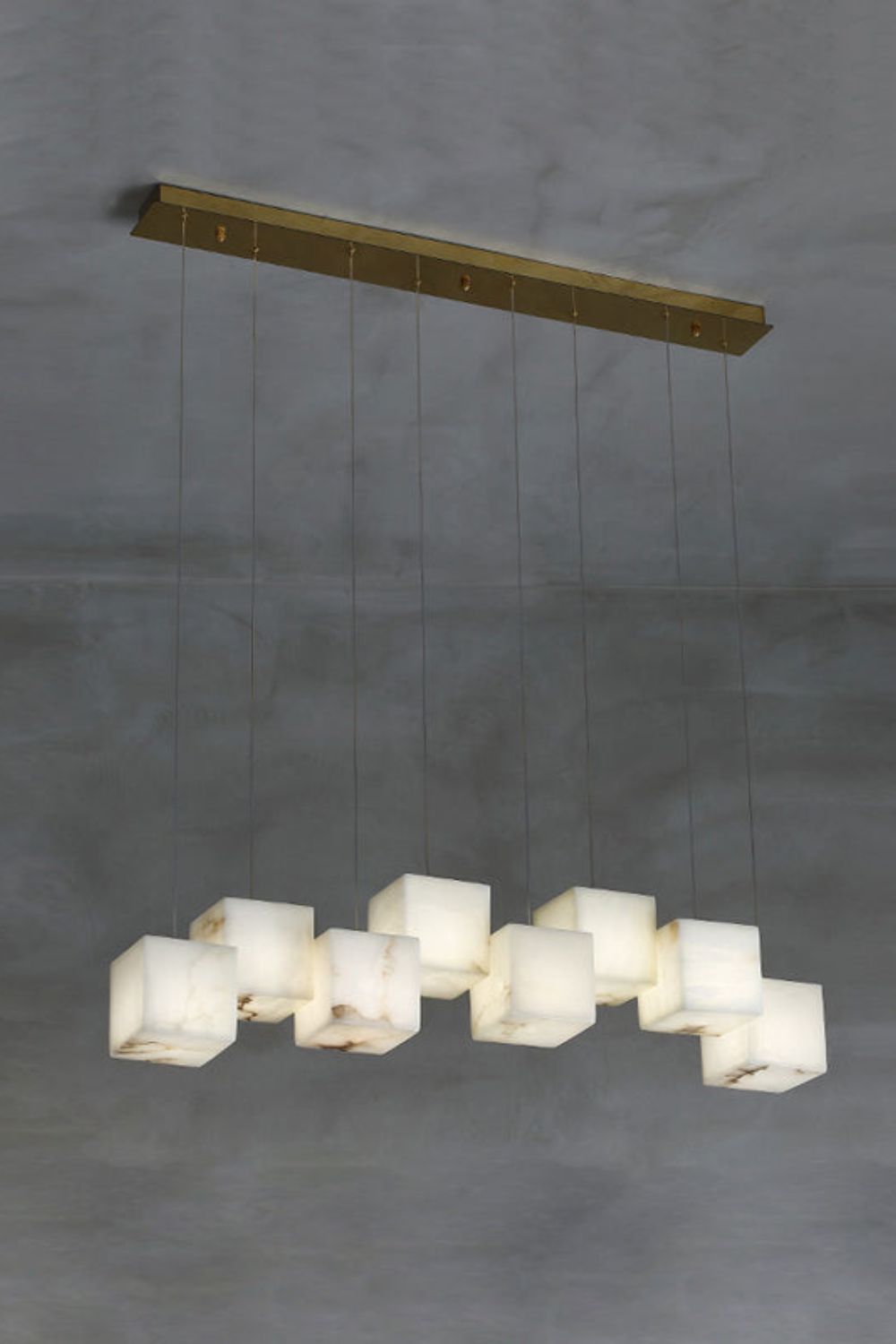 Alabaster Box Chandelier