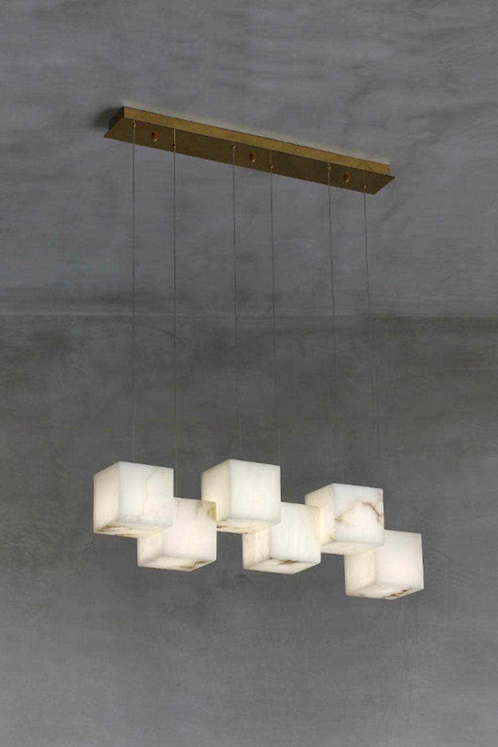Alabaster Box Chandelier