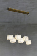Alabaster Box Chandelier