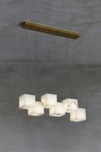 Alabaster Box Chandelier