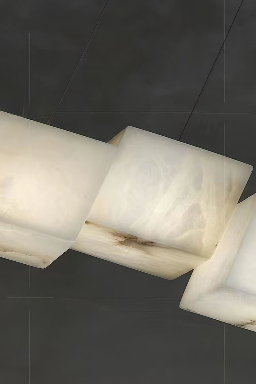 Alabaster Box Chandelier