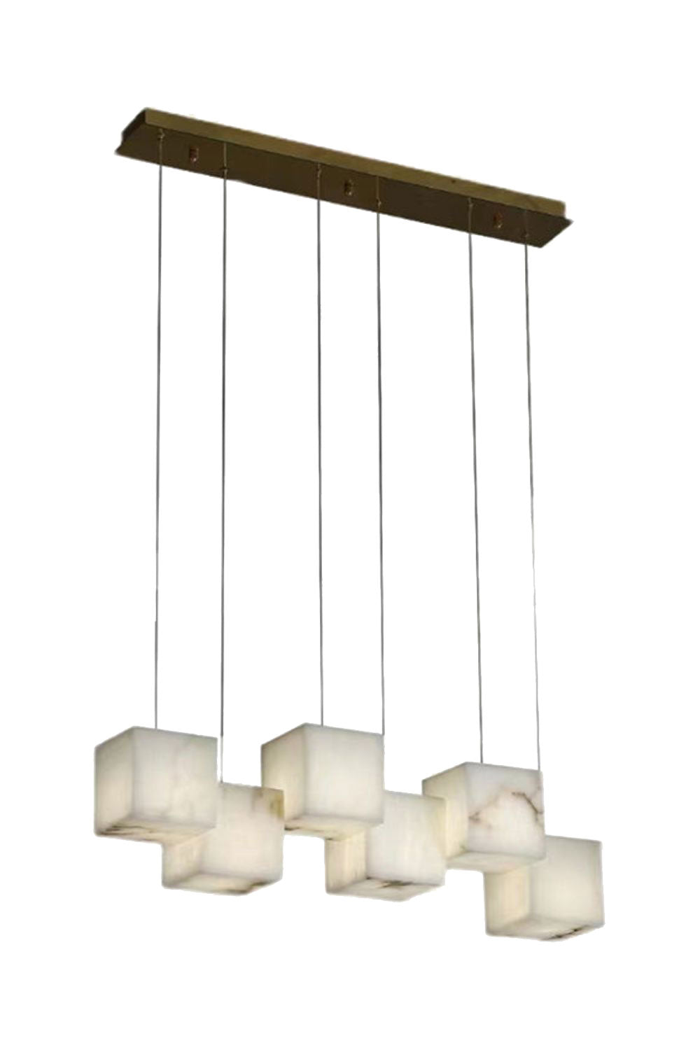 Alabaster Box Chandelier