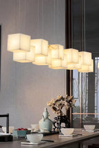 Alabaster Box Chandelier