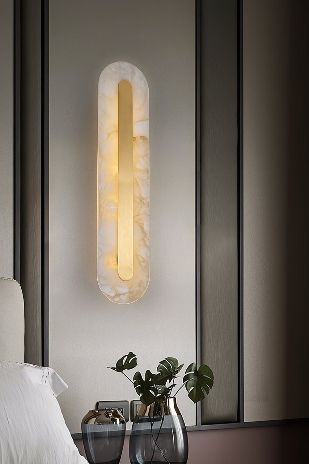 Marble Rounded Wall Light