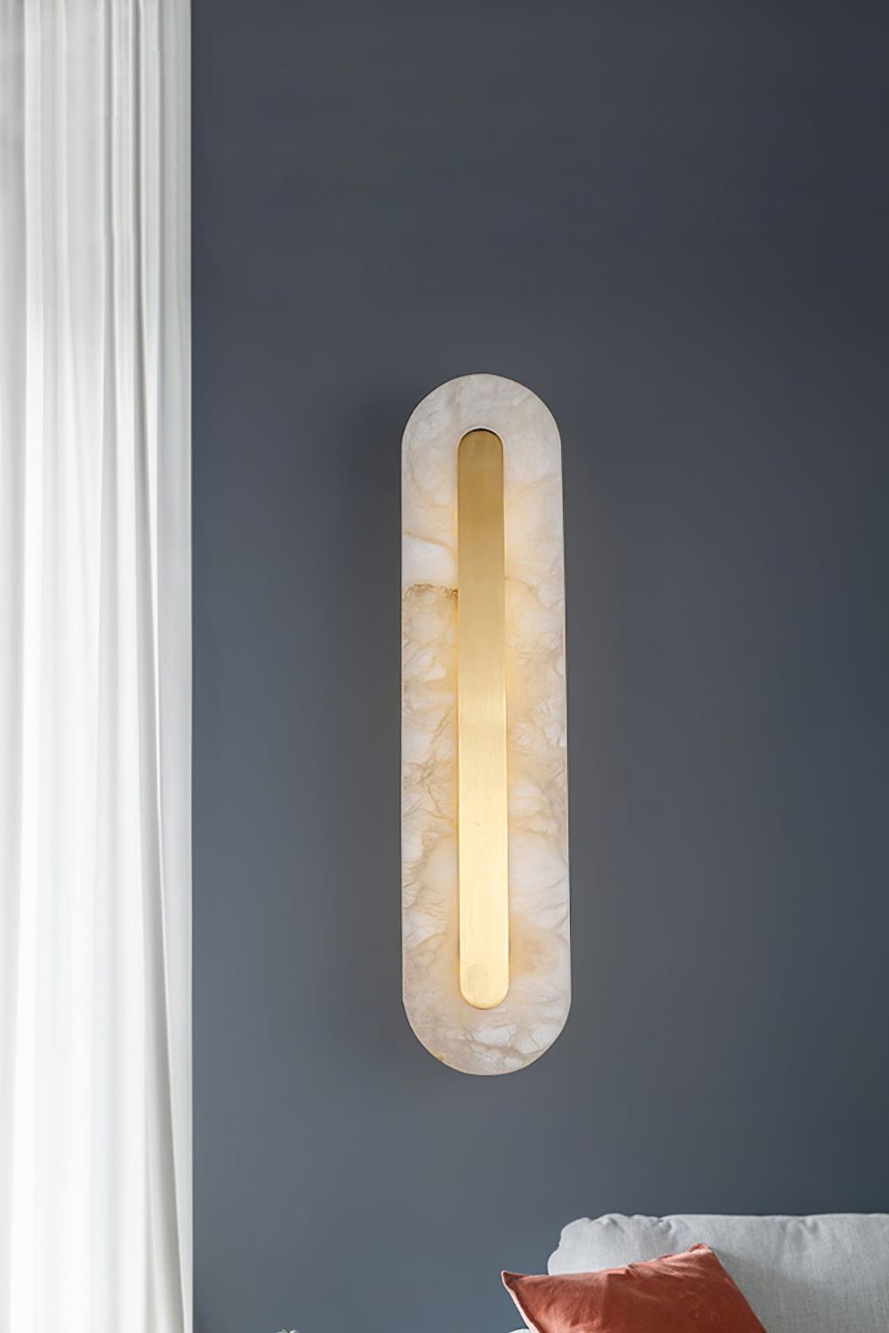 Marble Rounded Wall Light