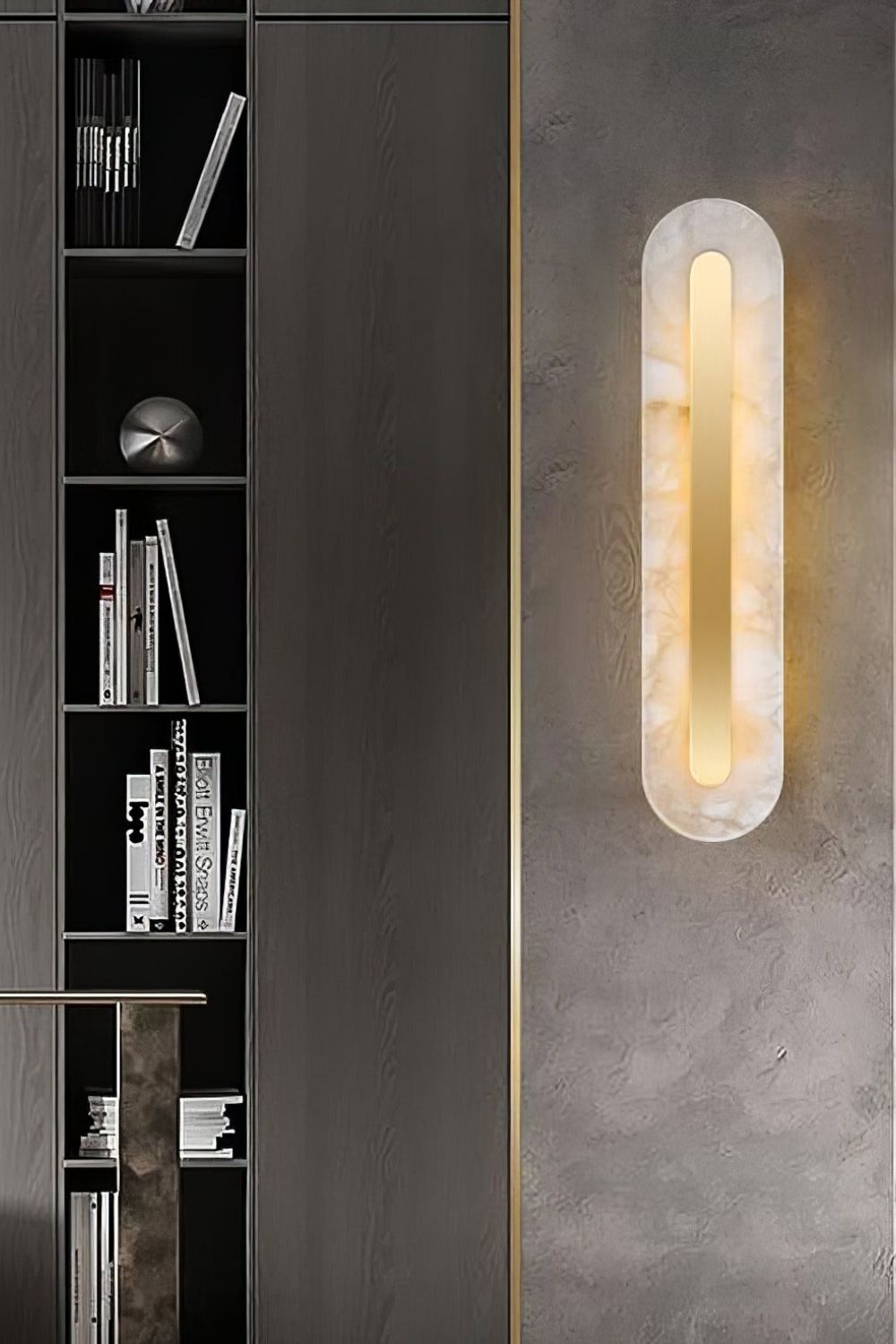 Marble Rounded Wall Light