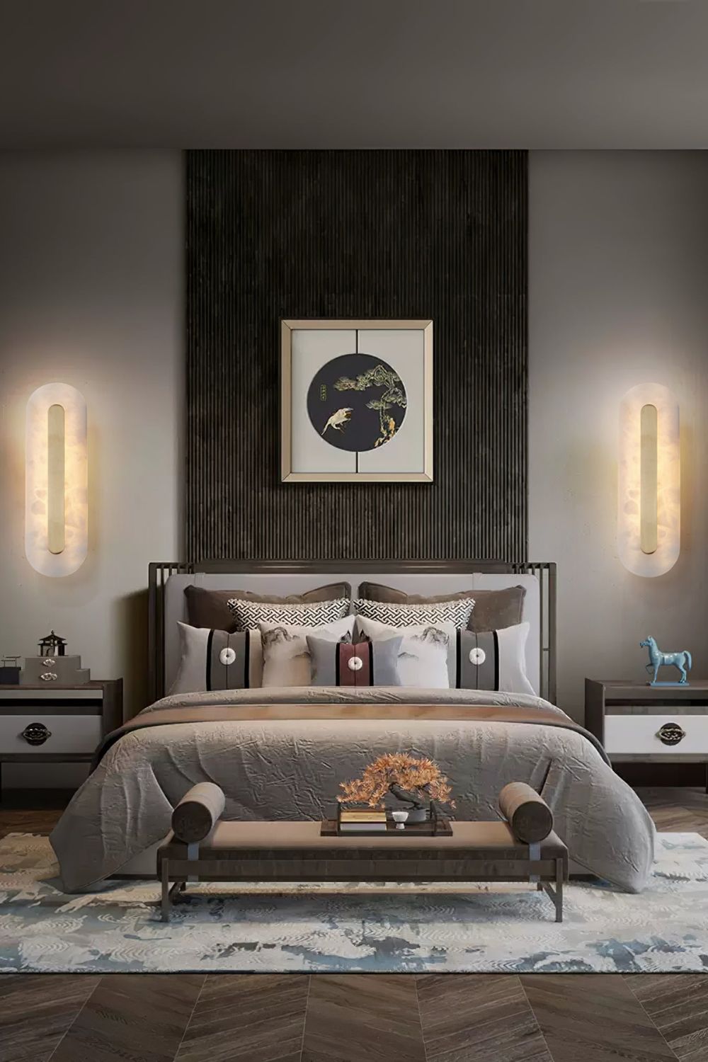 Marble Rounded Wall Light