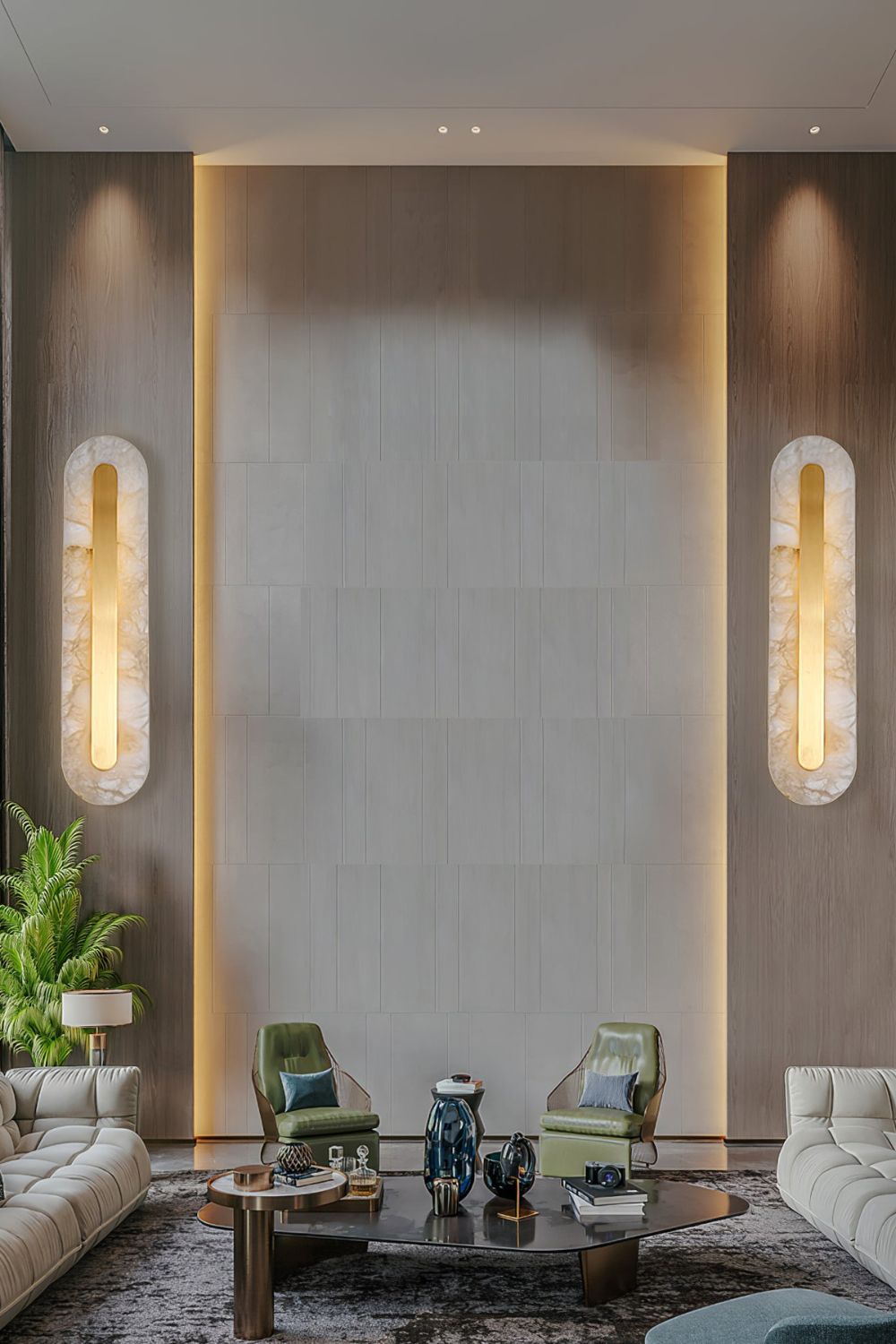 Marble Rounded Wall Light