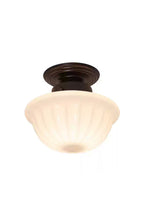Milk Glass Ceiling Light