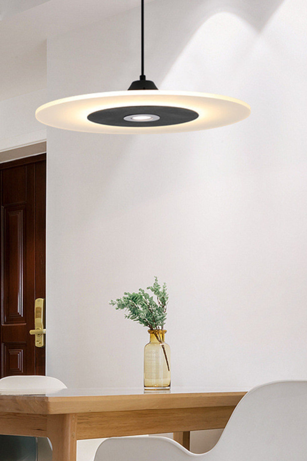 Minimalist Disc Pendant Light
