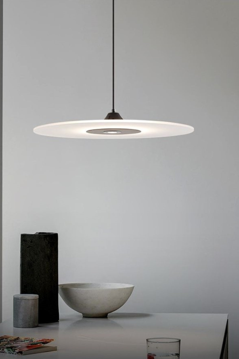 Minimalist Disc Pendant Light