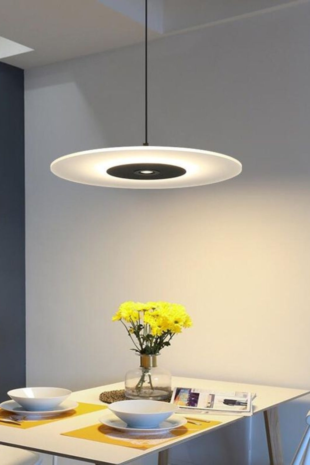 Minimalist Disc Pendant Light