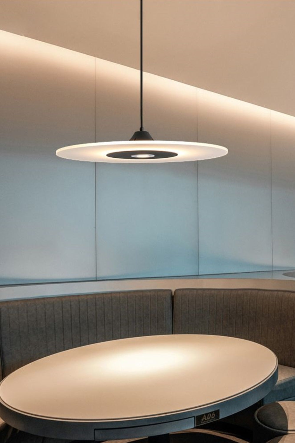 Minimalist Disc Pendant Light