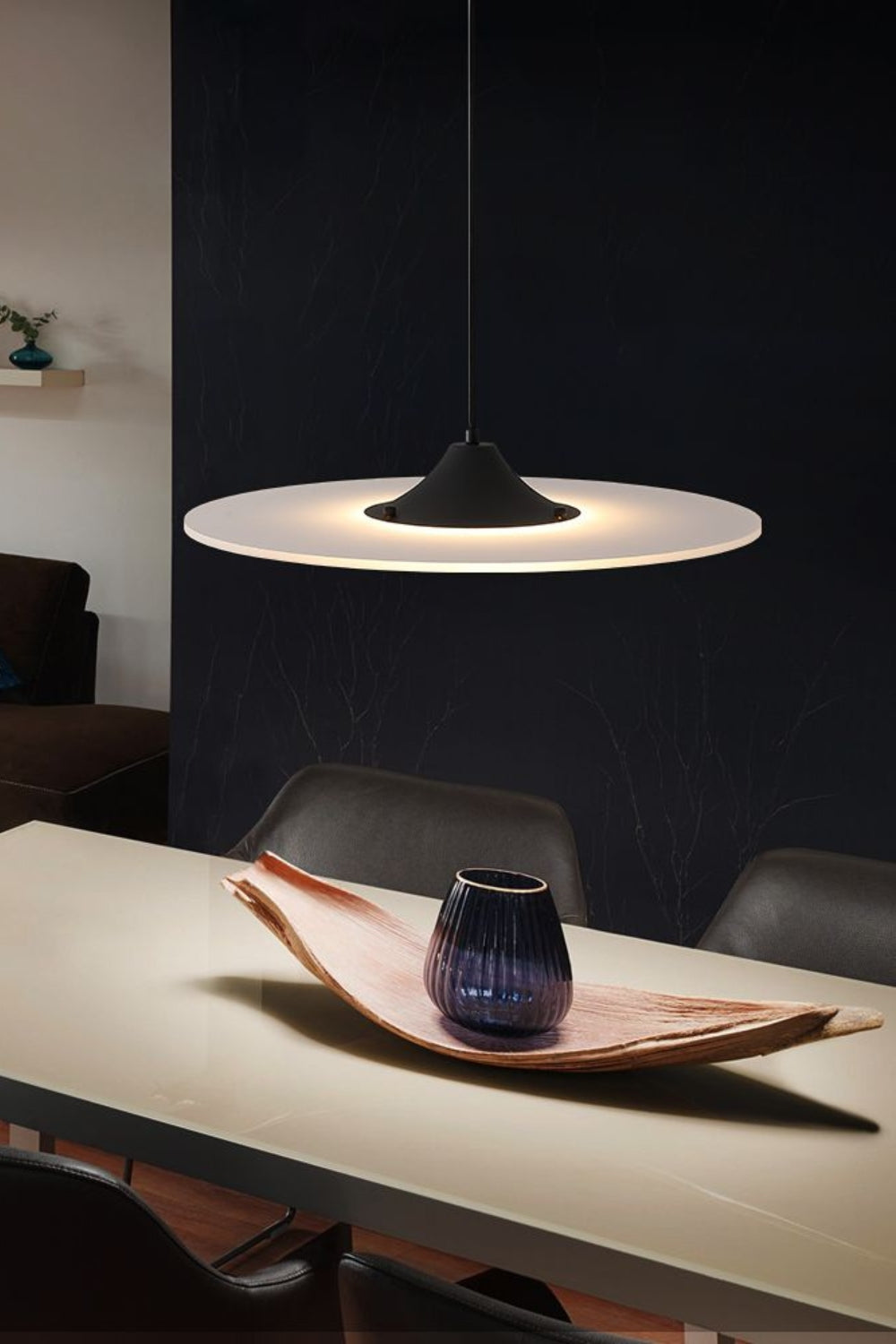 Minimalist Disc Pendant Light