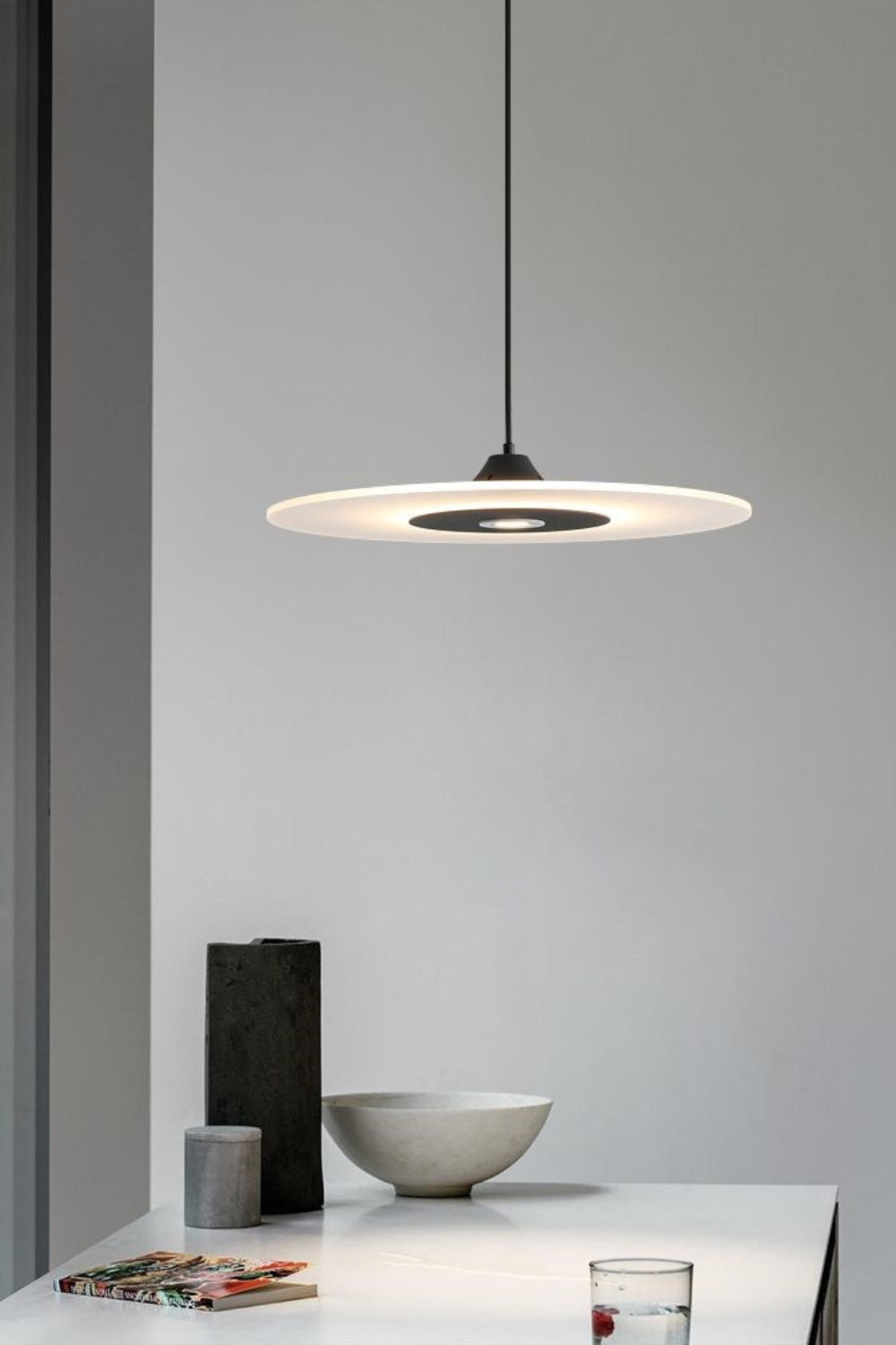 Minimalist Disc Pendant Light