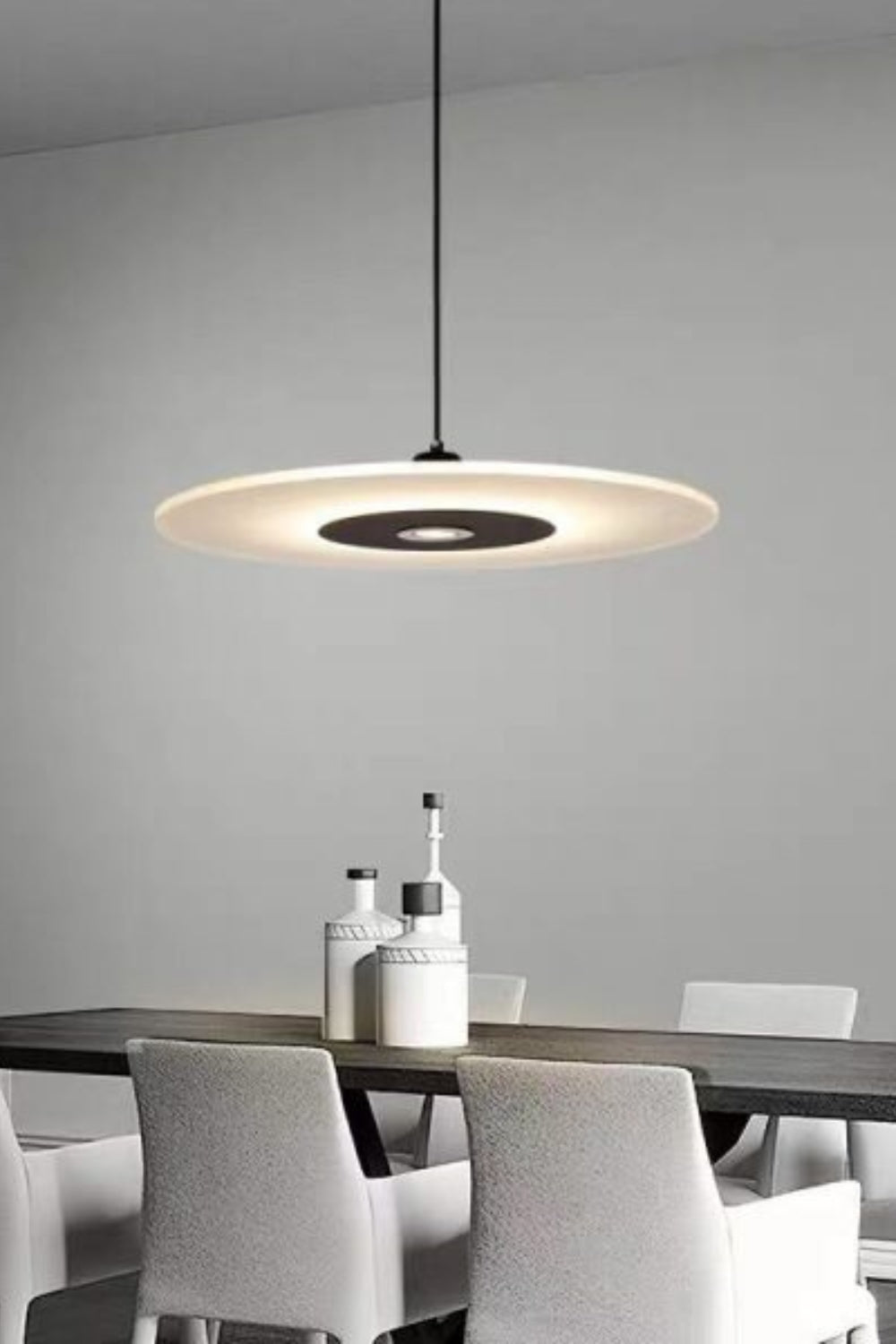 Minimalist Disc Pendant Light