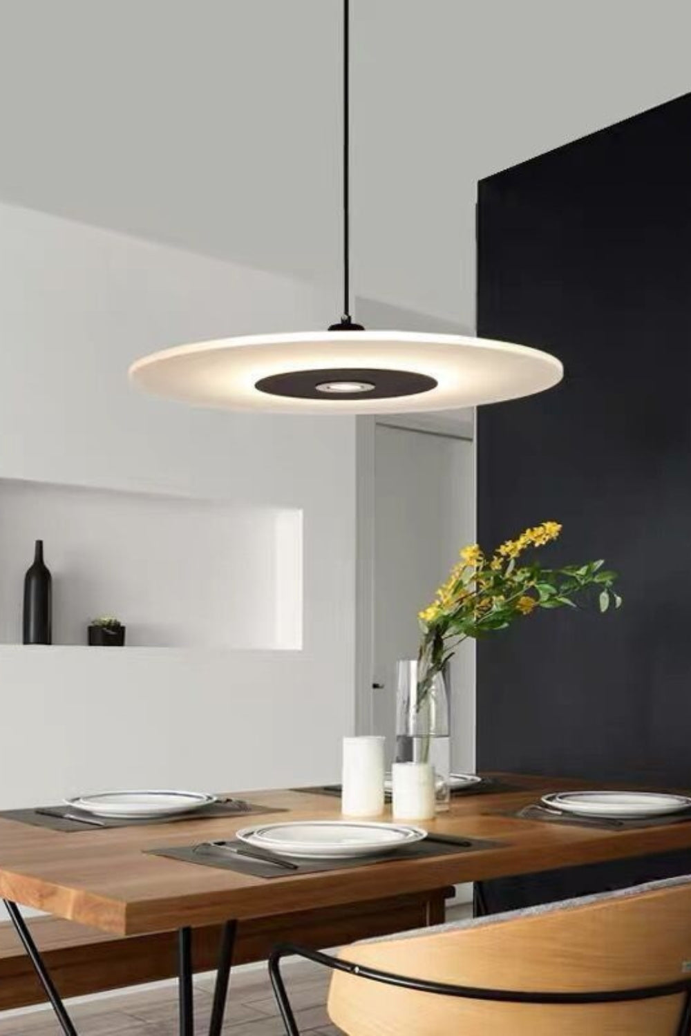 Minimalist Disc Pendant Light