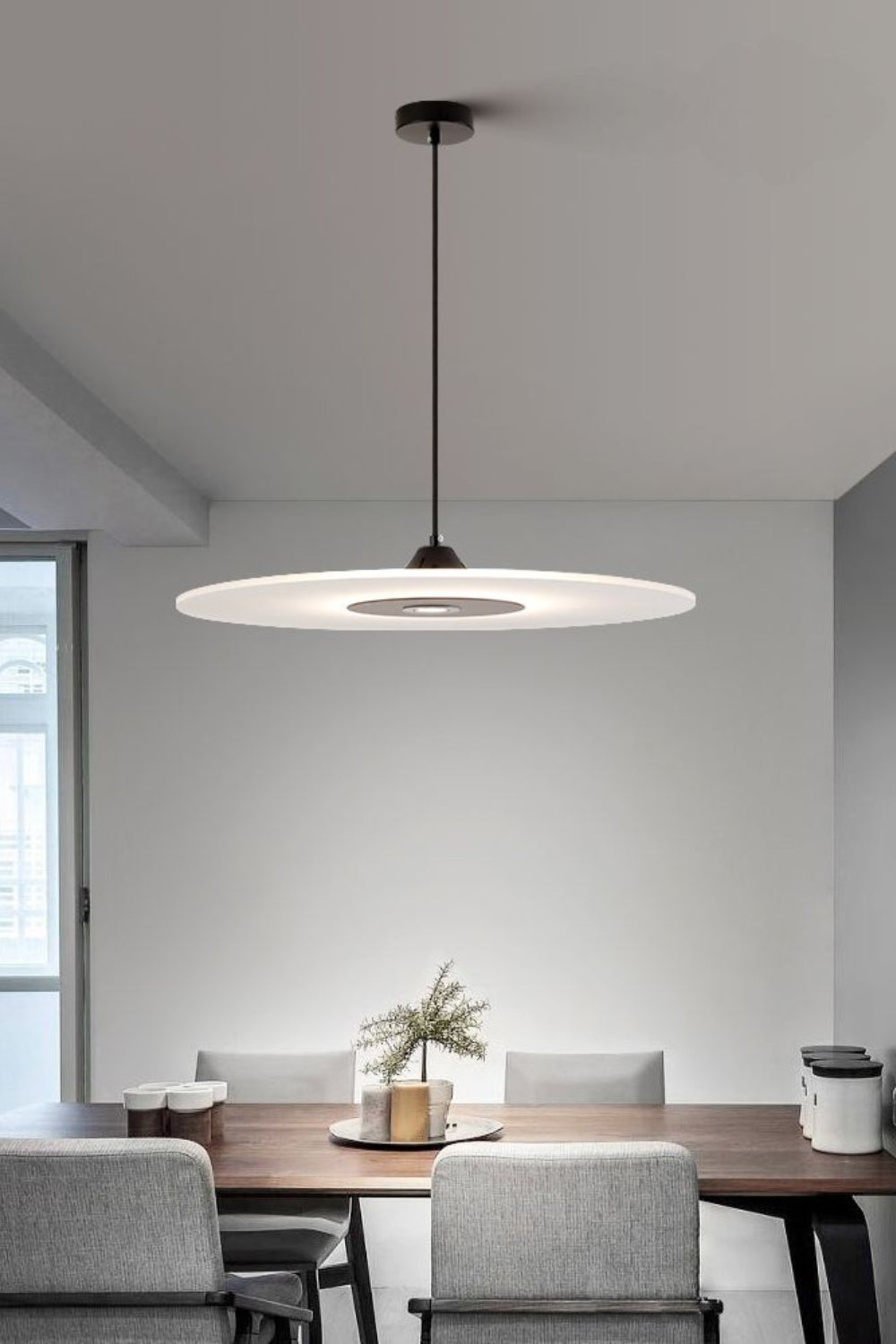 Minimalist Disc Pendant Light