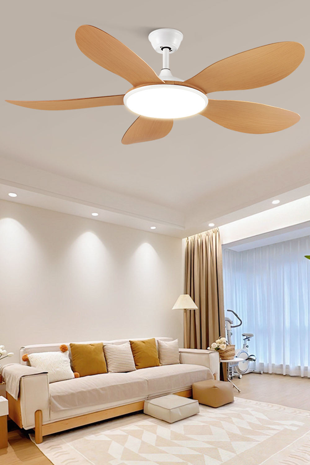Modern Wooden Ceiling Fan Light