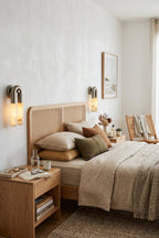 Monolith Arc Alabaster Wall Lamp