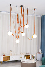 Multiple Belt Art Pendant Light