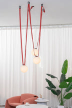 Multiple Belt Art Pendant Light