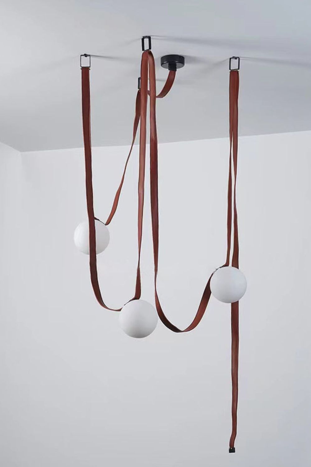 Multiple Belt Art Pendant Light