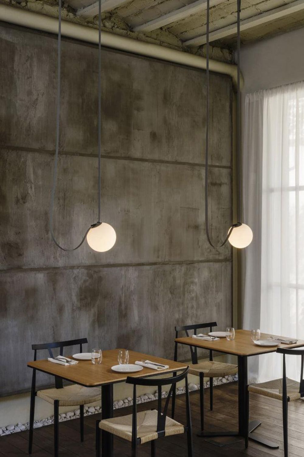 Multiple Belt Art Pendant Light