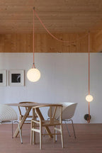 Multiple Belt Art Pendant Light