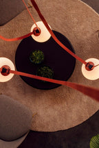 Multiple Belt Art Pendant Light