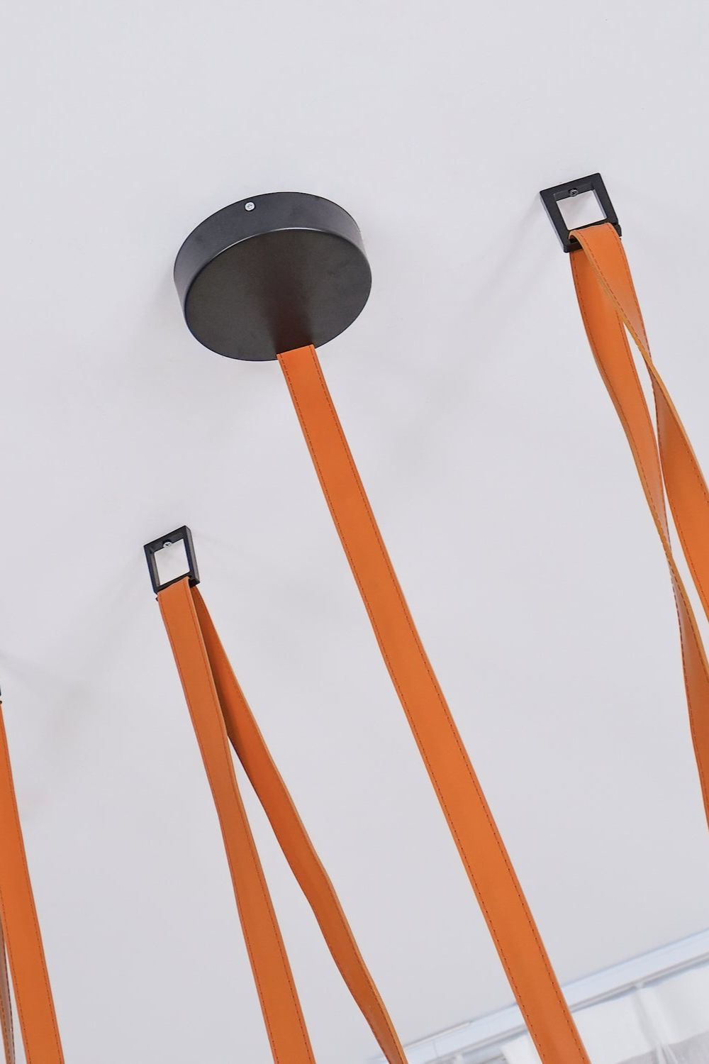 Multiple Belt Art Pendant Light
