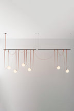 Multiple Belt Art Pendant Light