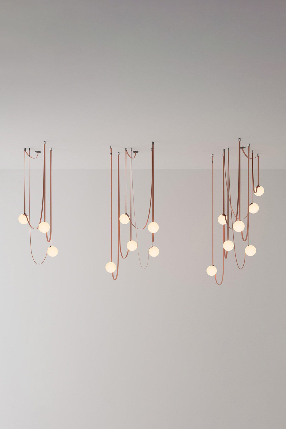 Multiple Belt Art Pendant Light