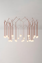 Multiple Belt Art Pendant Light