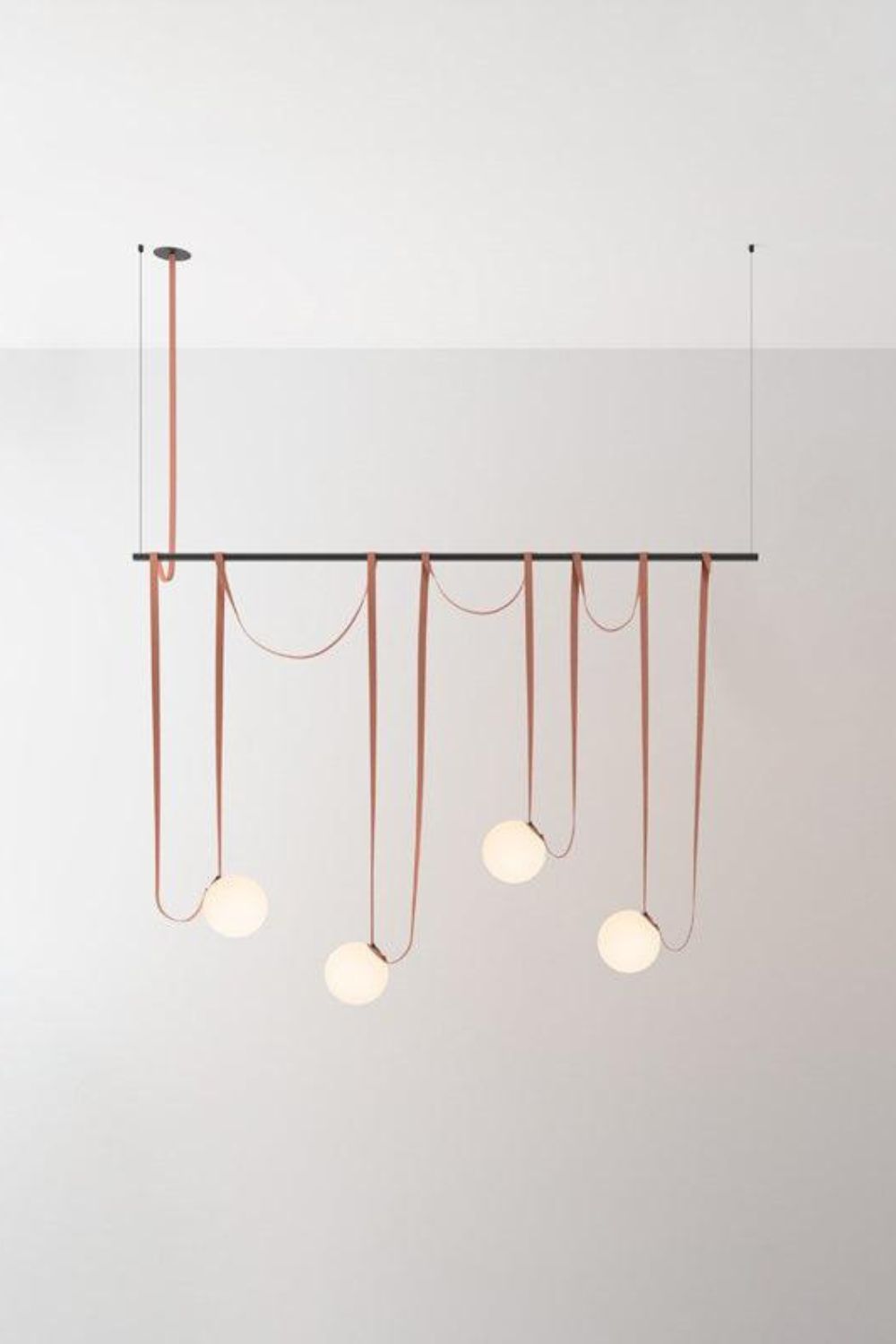 Multiple Belt Art Pendant Light
