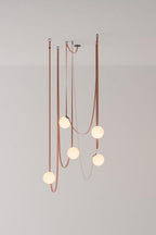 Multiple Belt Art Pendant Light