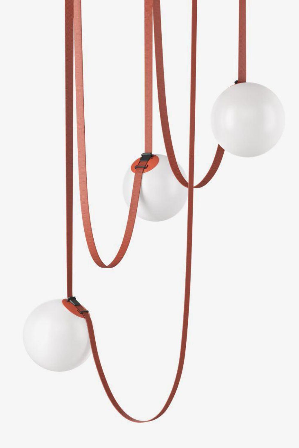 Multiple Belt Art Pendant Light