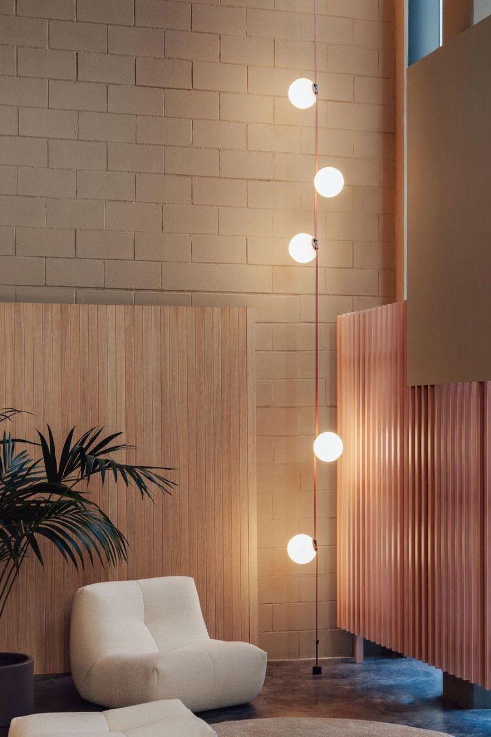 Multiple Belt Art Pendant Light