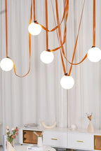 Multiple Belt Art Pendant Light