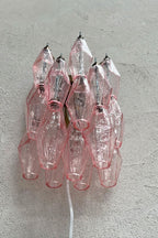 Vintage Art Poliedri Pink Wall Lamp
