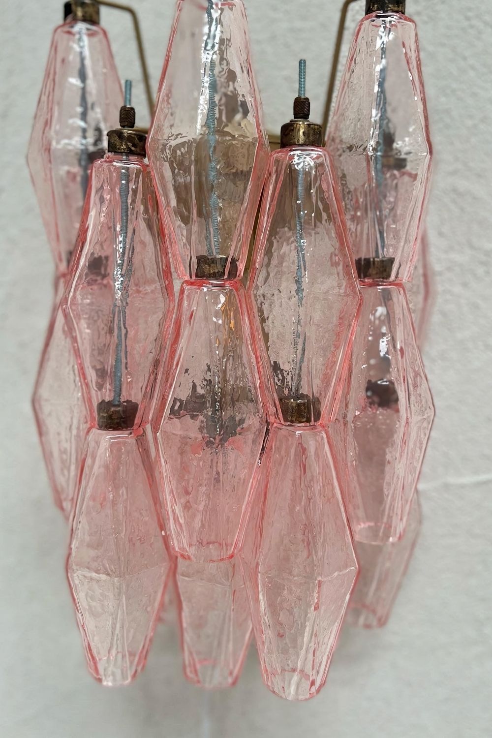 Vintage Art Poliedri Pink Wall Lamp