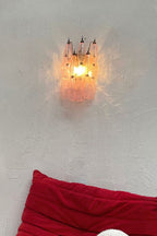 Vintage Art Poliedri Pink Wall Lamp