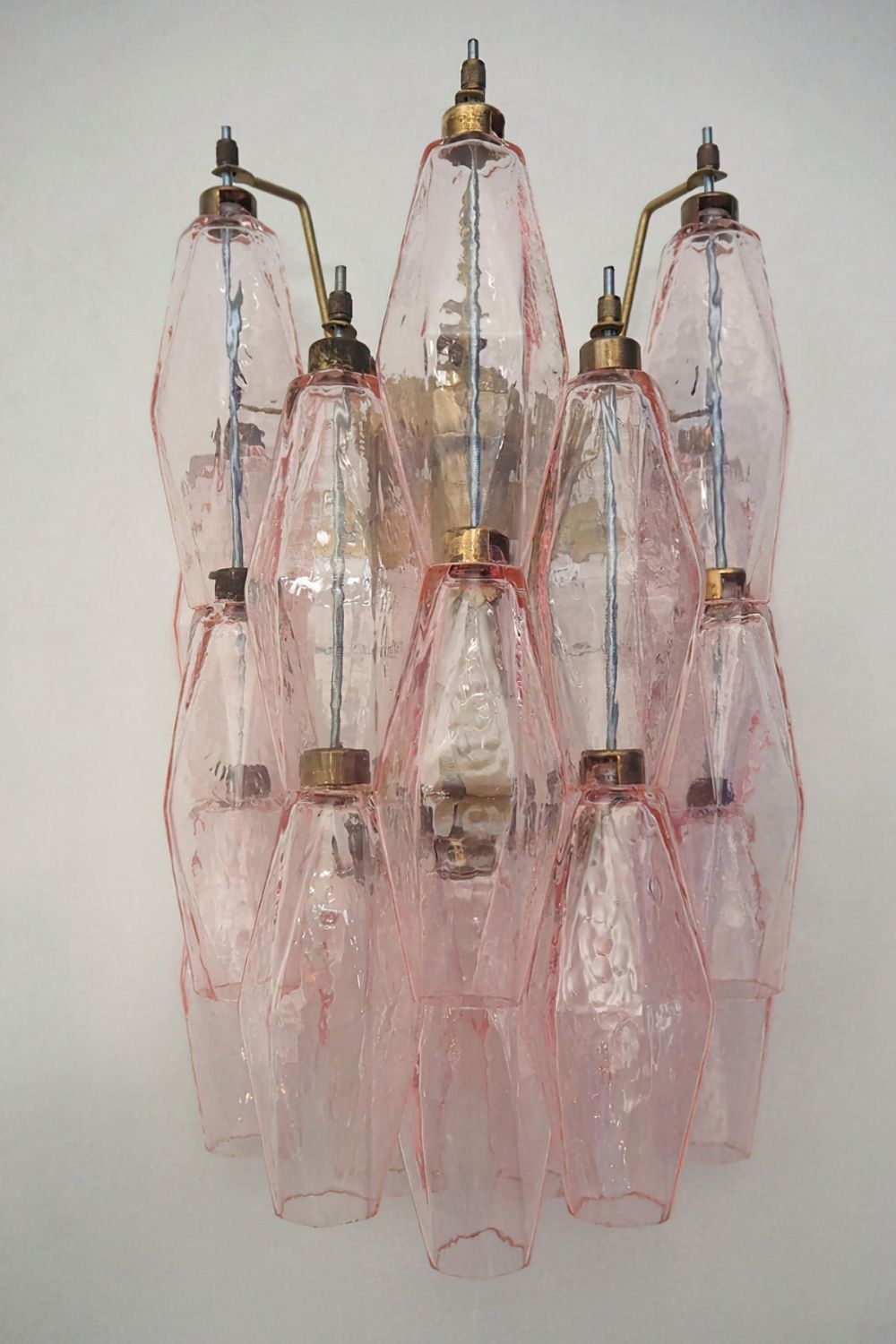 Vintage Art Poliedri Pink Wall Lamp