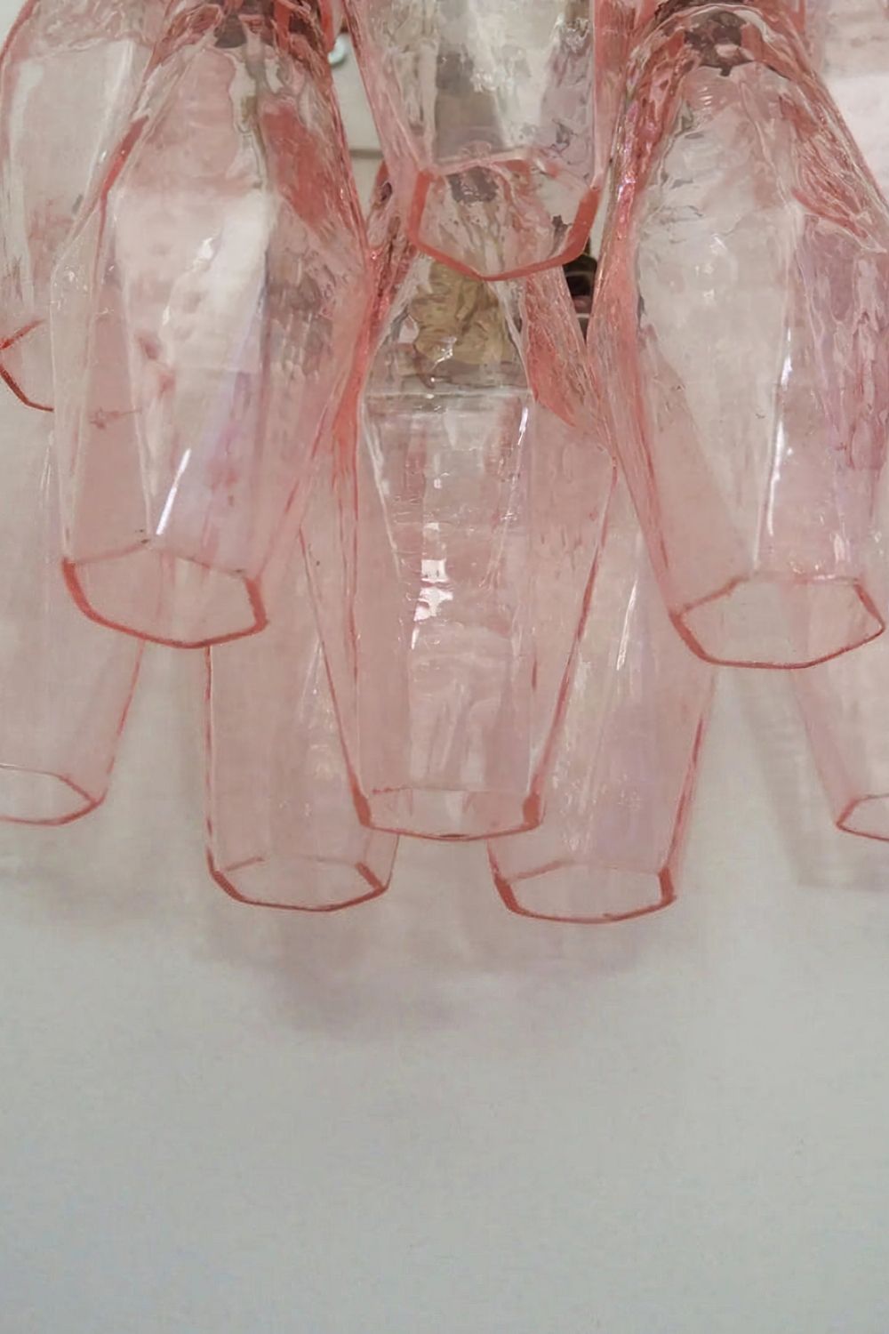 Vintage Art Poliedri Pink Wall Lamp