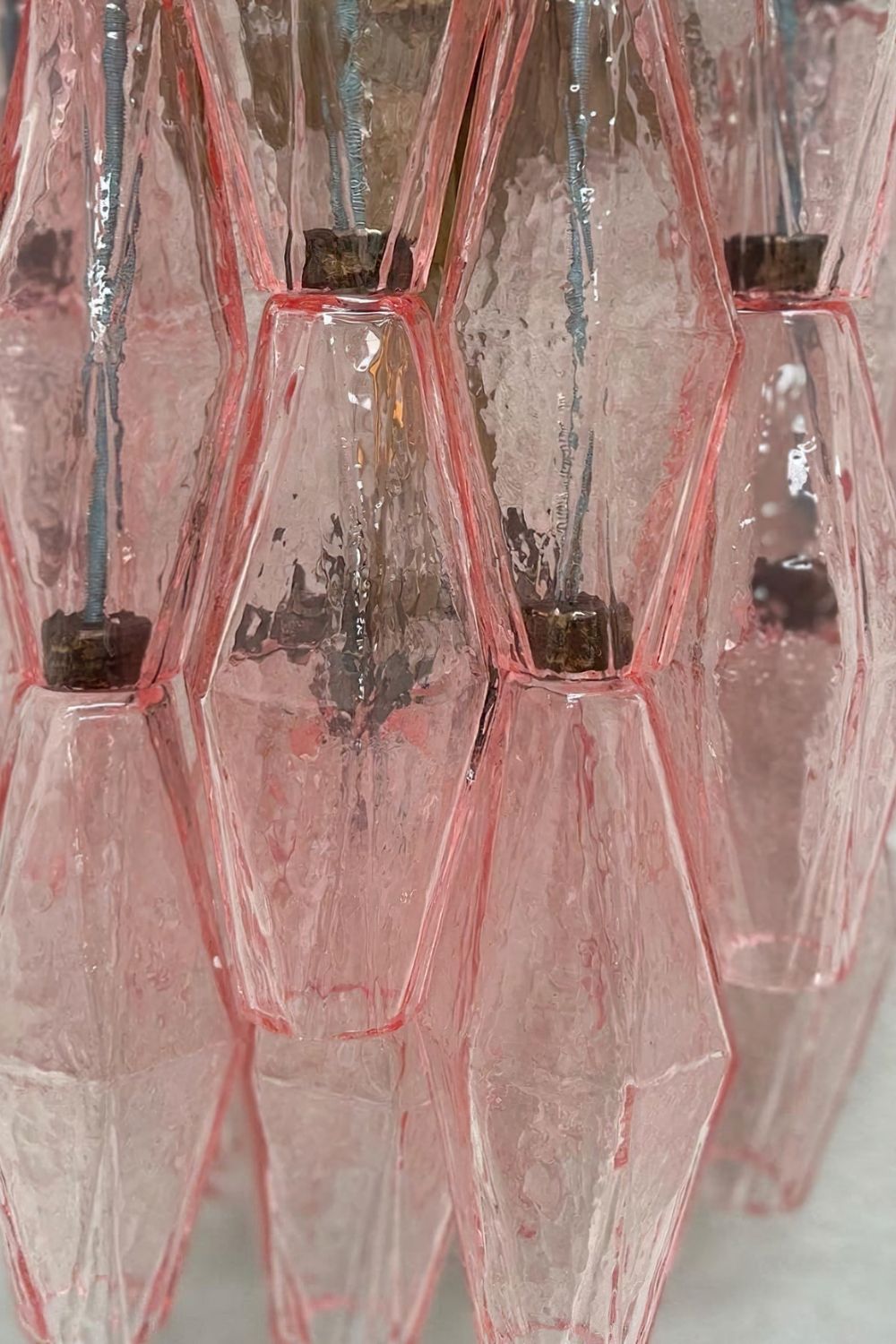 Vintage Art Poliedri Pink Wall Lamp